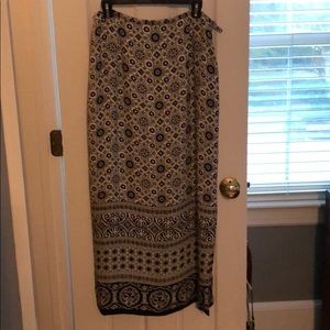 Etcetera silk skirt